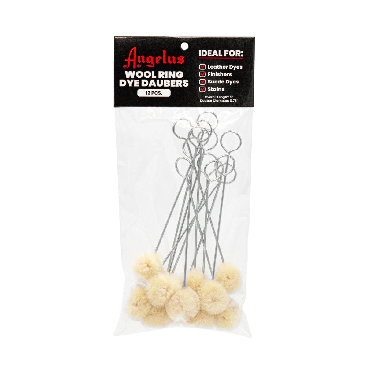 Angelus Wool Ring Dye Dauber - 12x