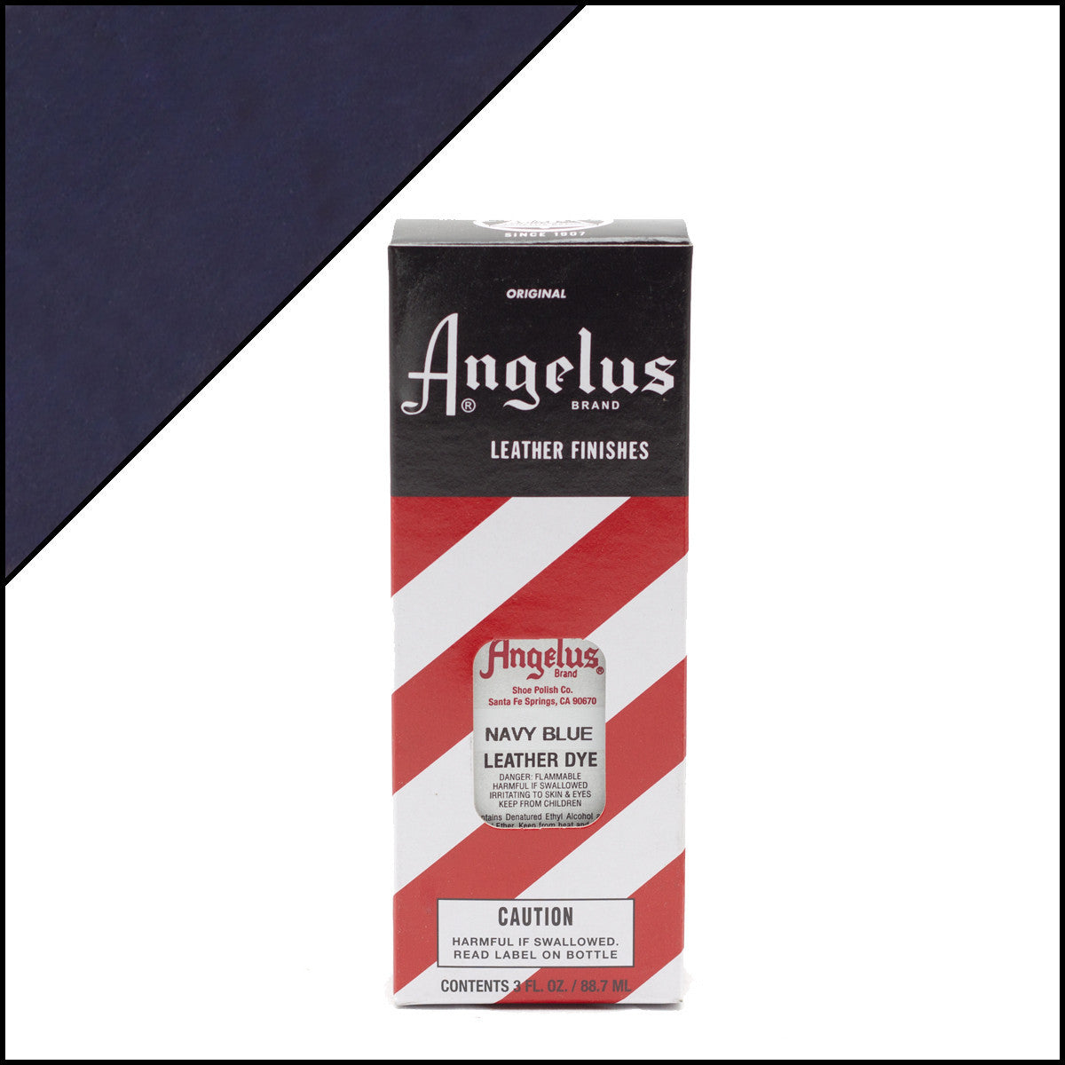 Angelus Leather Dye Navy Blue 3oz