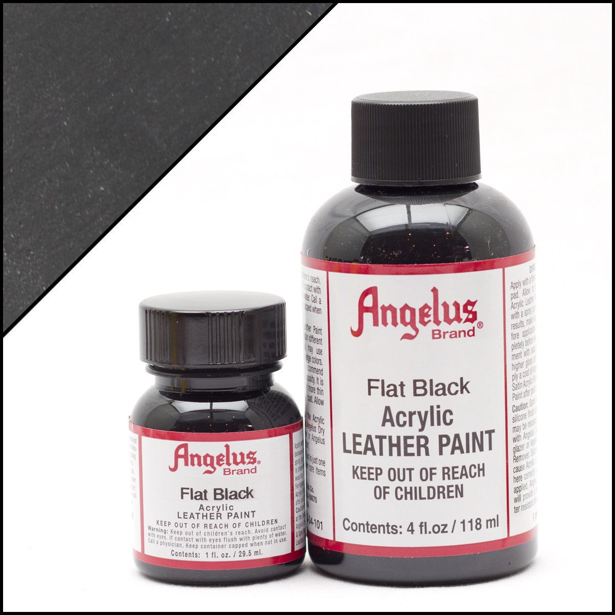 Angelus Leather Paint Flat Black Angelus Brand