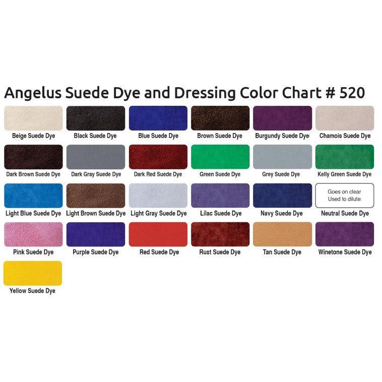Angelus Suede Dye Red 3oz