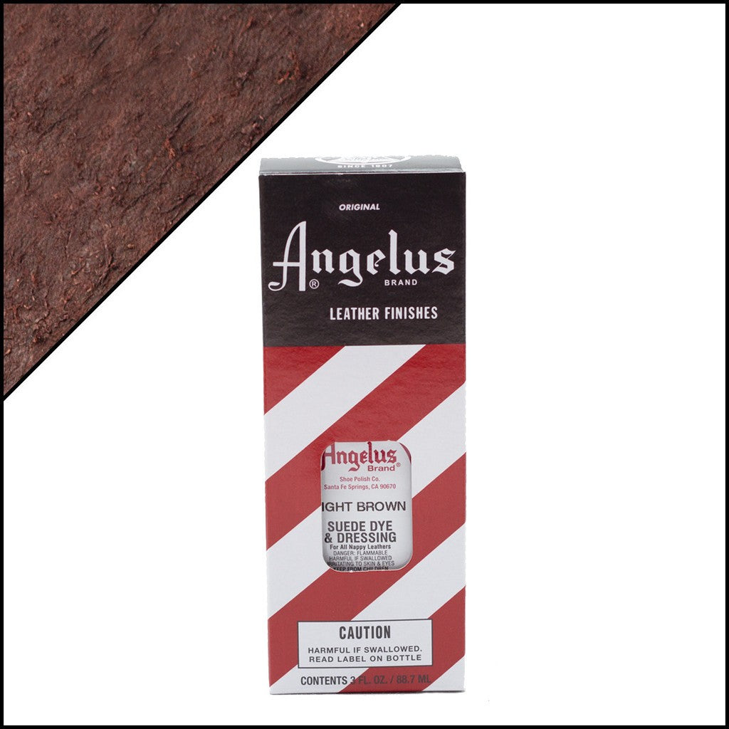 Angelus Suede Dye Light Brown 3oz