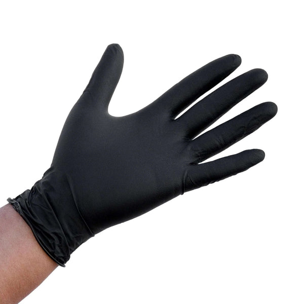 Angelus Black Nitrile Disposable Gloves - 6 Mil - 100 Gloves