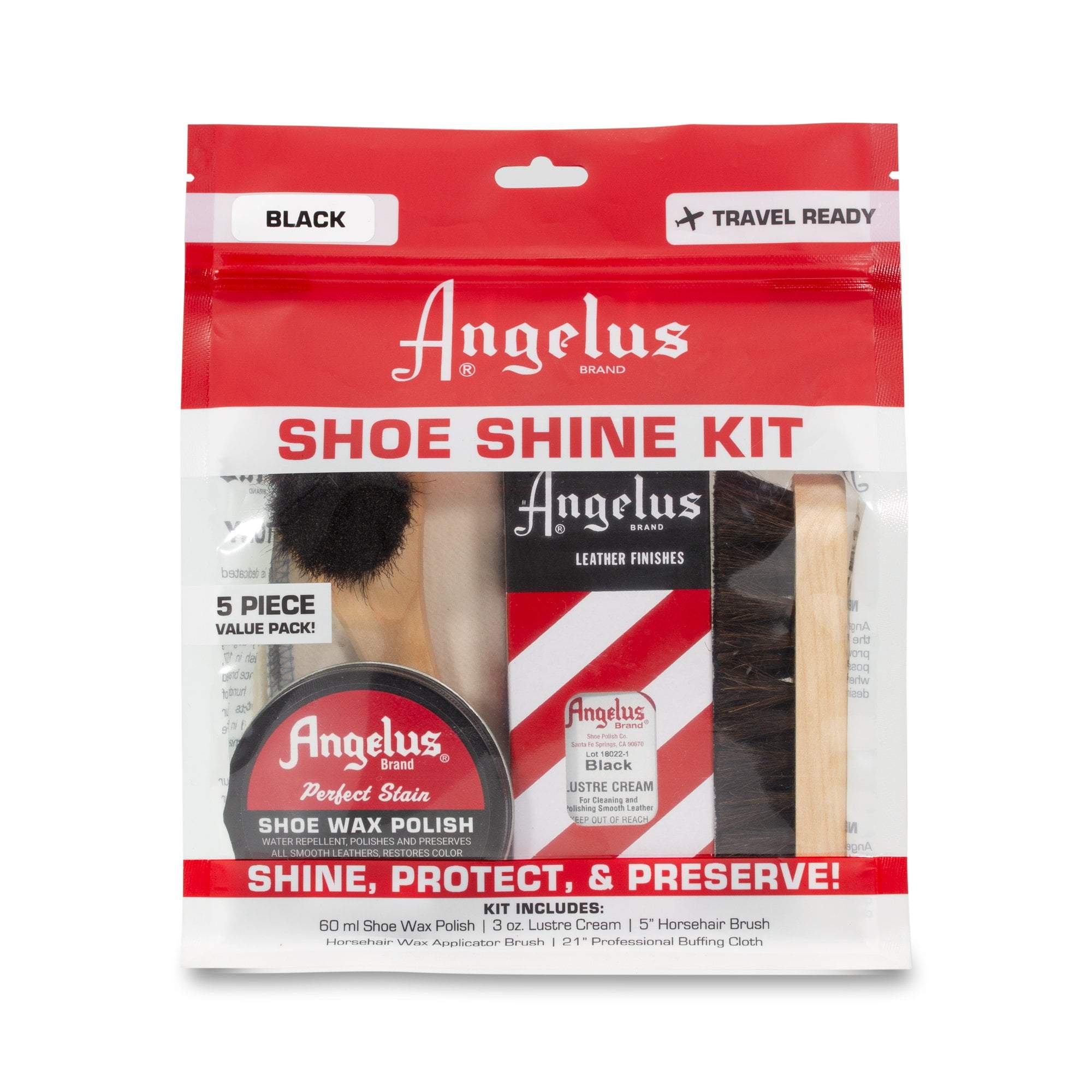 Angelus Shoe Shine Travel Kit Angelus Brand