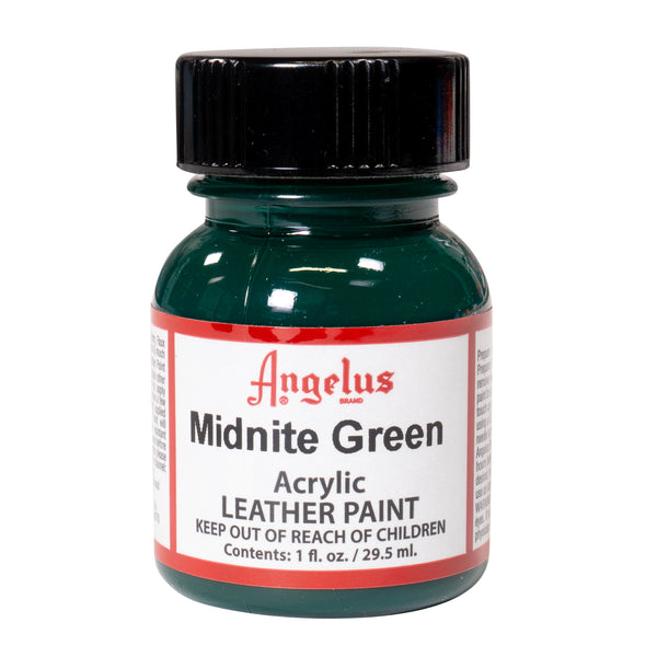 Angelus Leather Paint Midnight Green