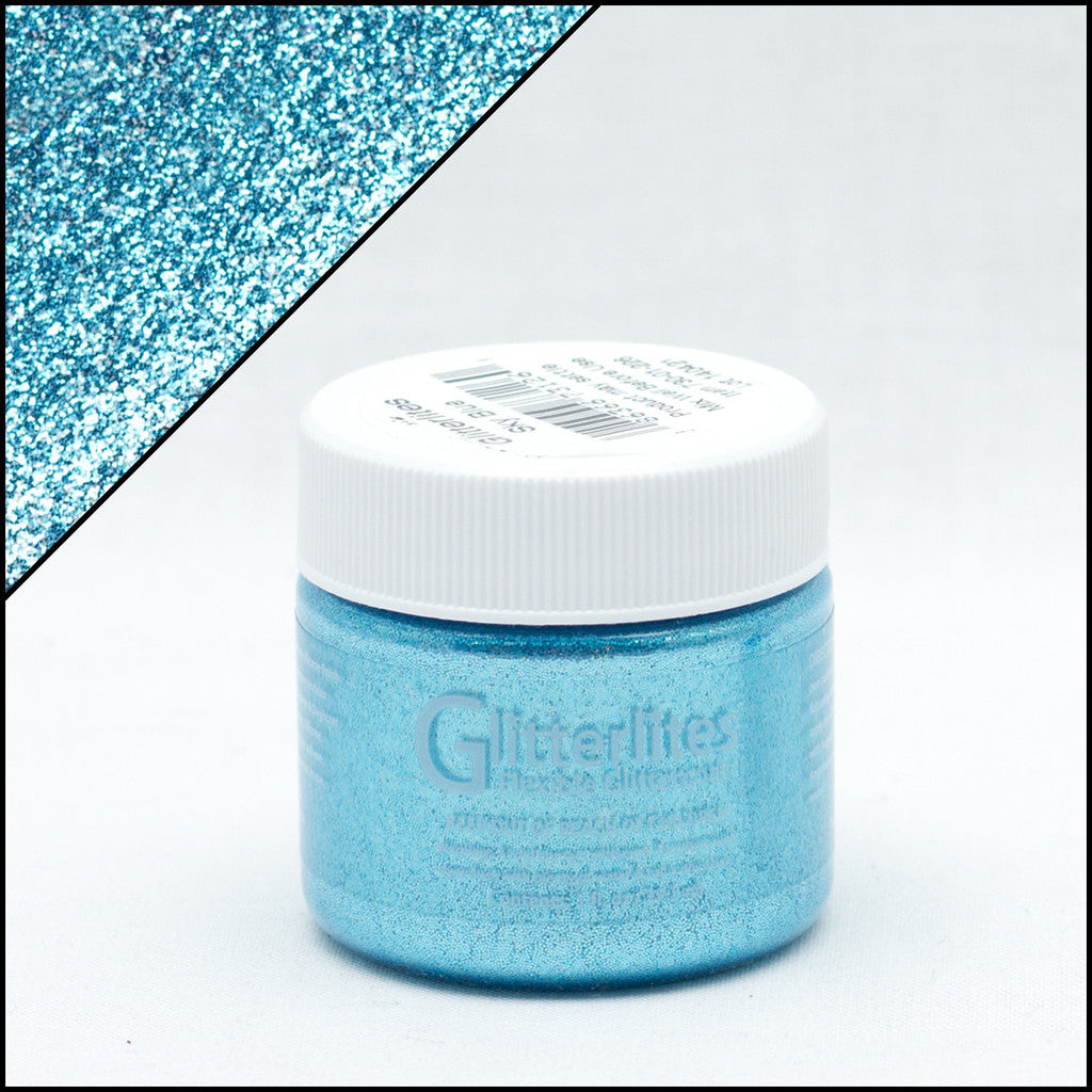 Angelus Glitterlites Sky Blue 1oz